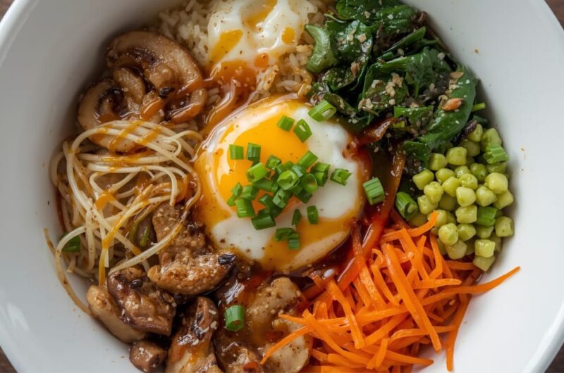 Best Chicken Bibimbap Korean Rice Bowl You'll Ever Make Best Chicken Bibimbap Korean Rice Bowl You'll Ever Make