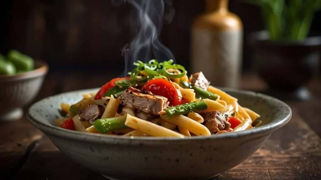 Jamaican Jerk Chicken Pasta — Creamy Rasta Pasta Recipe Jamaican Jerk Chicken Pasta