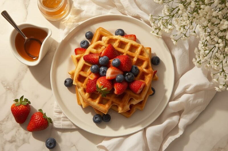 Waffle Recipe Without Milk | Dairy Free Waffles