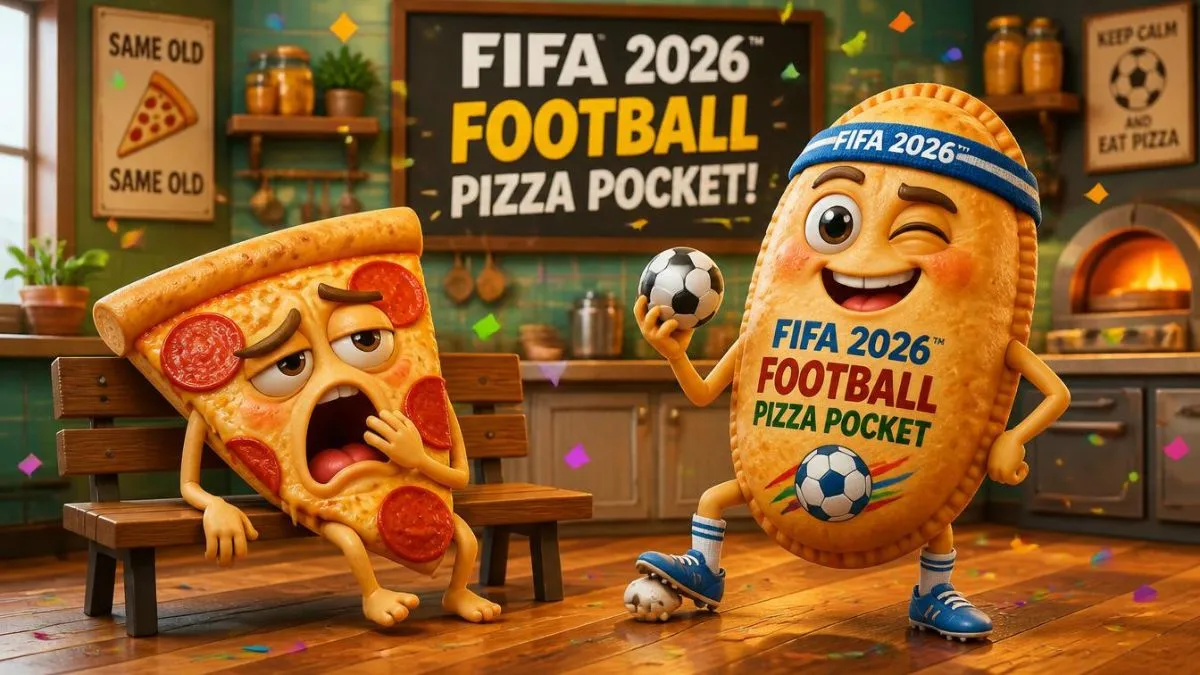 Football-Shaped Pizza Pockets β Easy FIFA 2026 Game Day Recipe