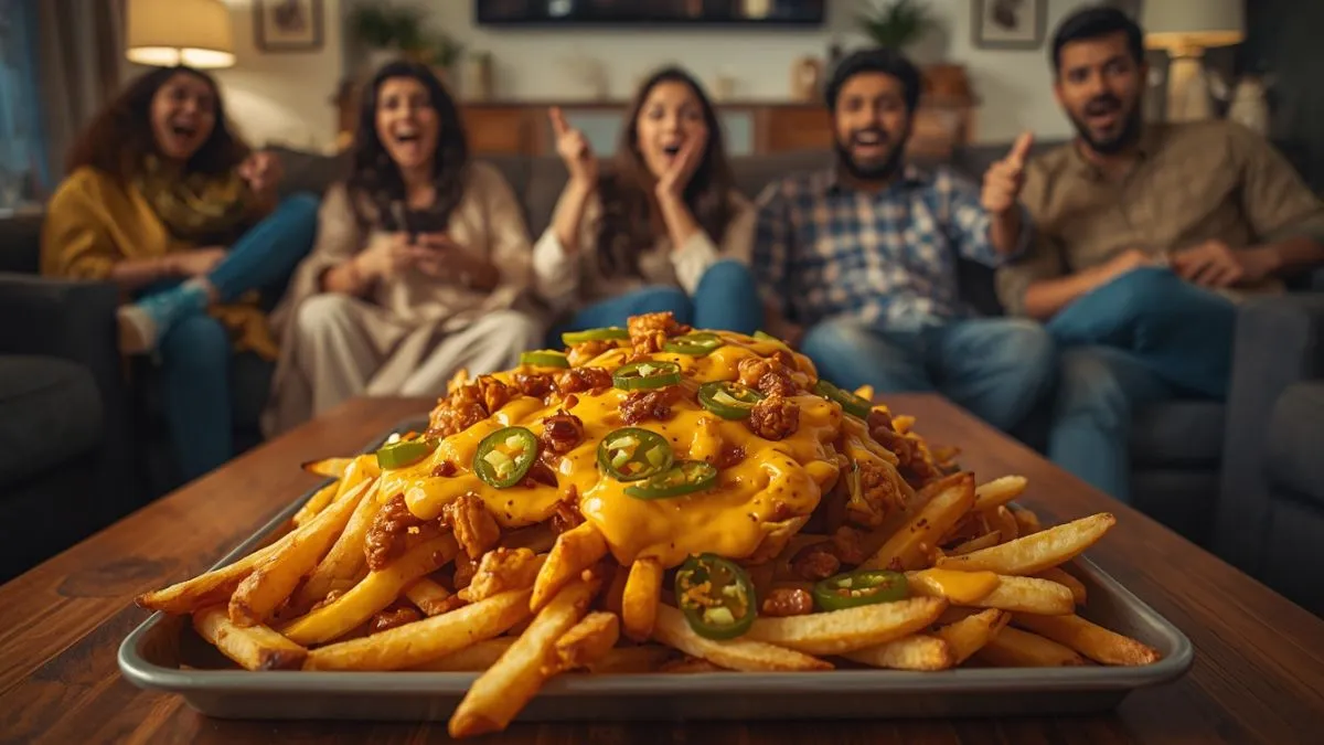 Best Stadium-Style Loaded Cheese Fries with Chicken